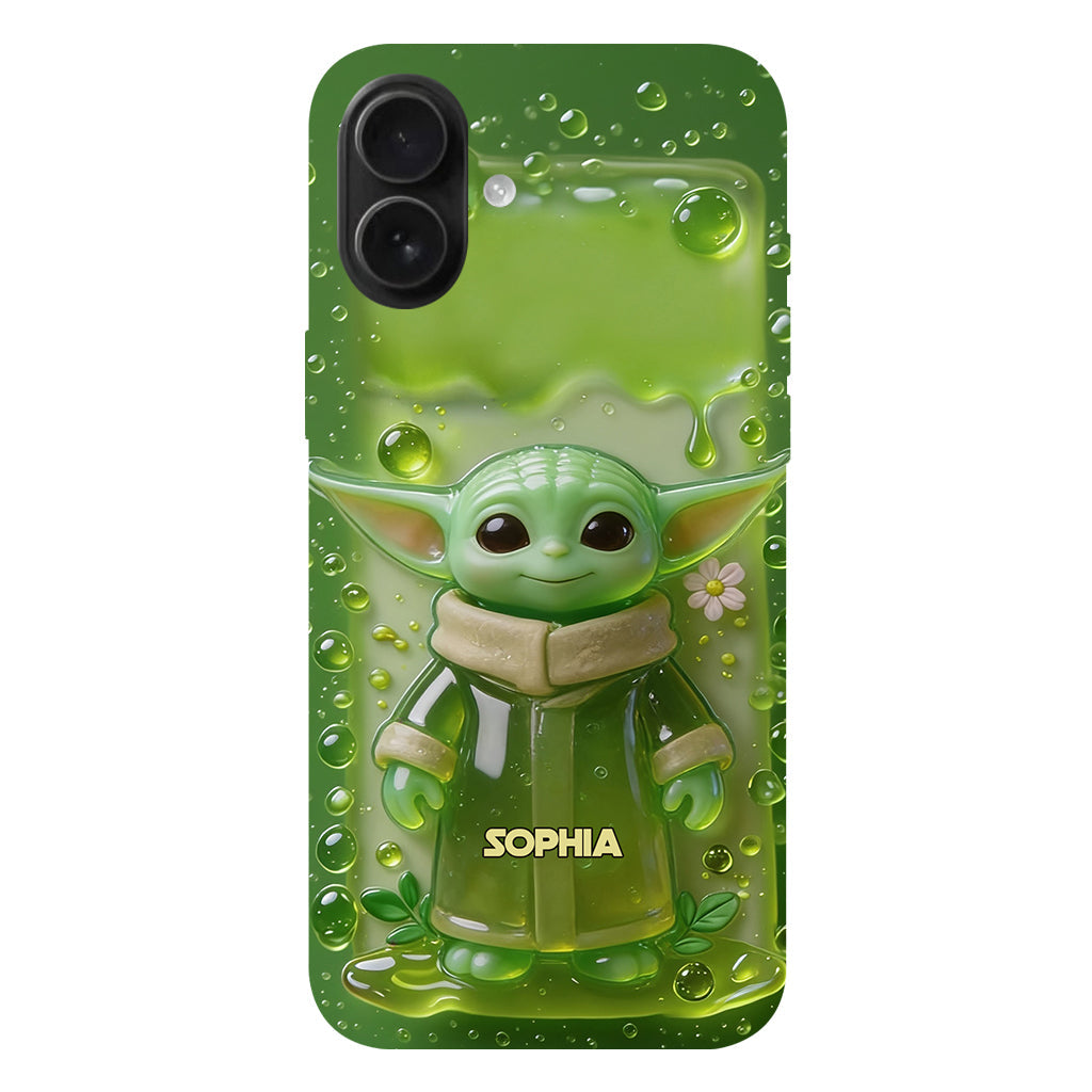 Jelly Green Baby - Personalized The Force Full Print Phone Case