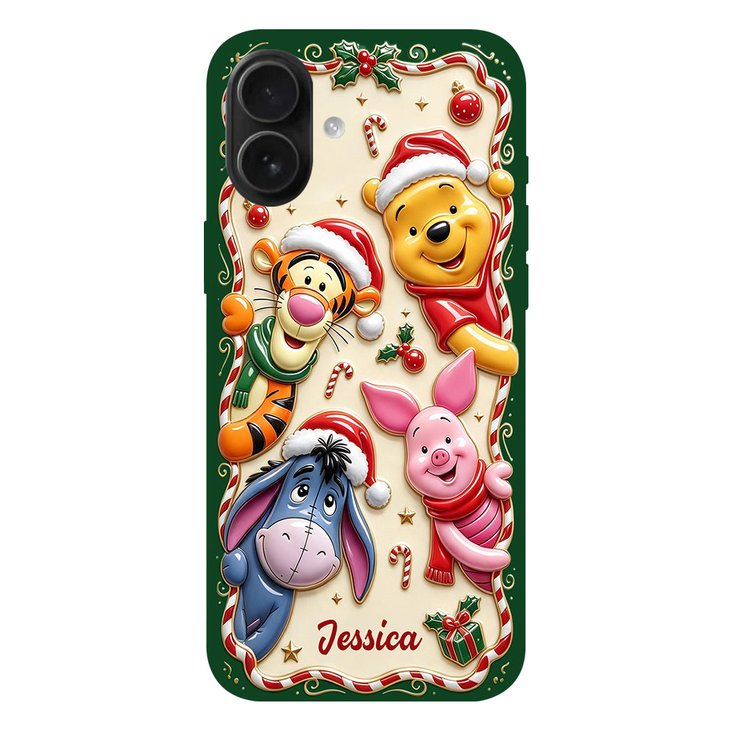 The Best Time Of The Year - Personalized Yellow Bear Full Print Phone Case