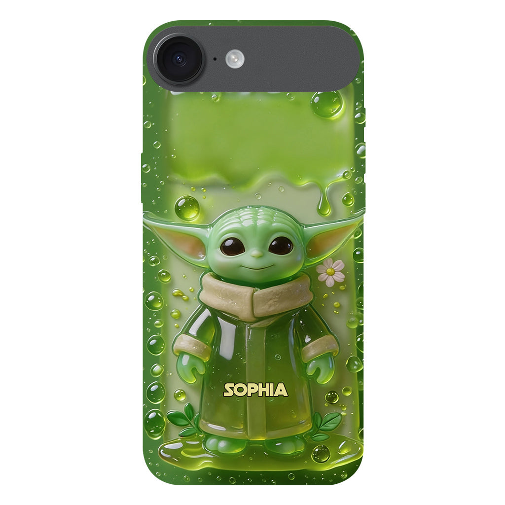 Jelly Green Baby - Personalized The Force Full Print Phone Case
