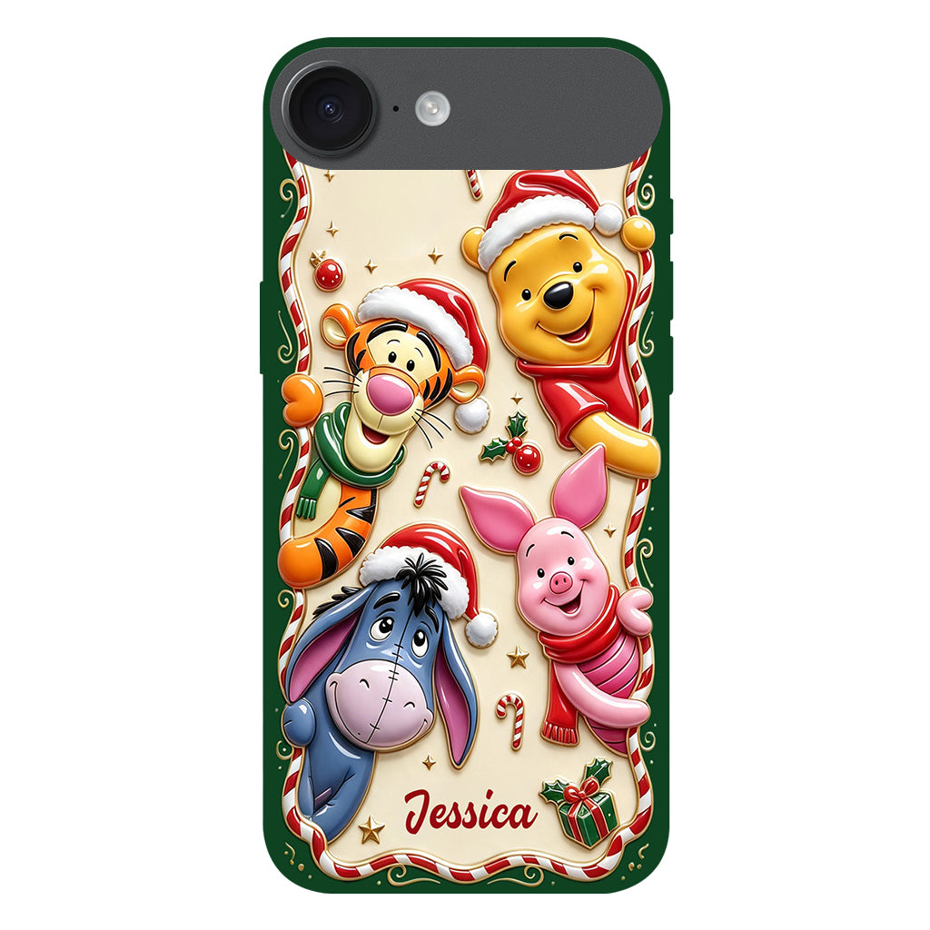 The Best Time Of The Year - Personalized Yellow Bear Full Print Phone Case