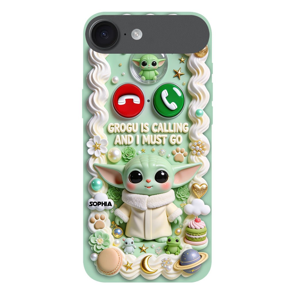 Baby Is Calling - Personalized The Force Full Print Phone Case