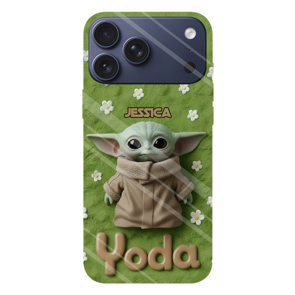 Cute Yoda - Personalized The Force Full Print Phone Case