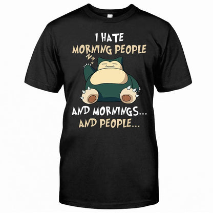 I Hate Morning People Monster Trainer T-shirt and Hoodie 0223