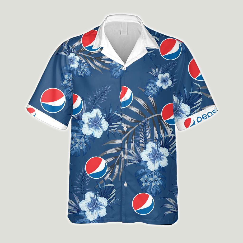 Tropical - Blue Soft Drink Hawaiian Shirt 0323