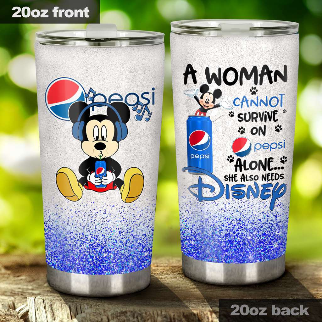 Survive On - Blue Soft Drink Tumbler 0323