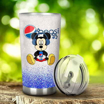 Survive On - Blue Soft Drink Tumbler 0323