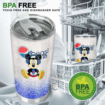 Survive On - Blue Soft Drink Tumbler 0323