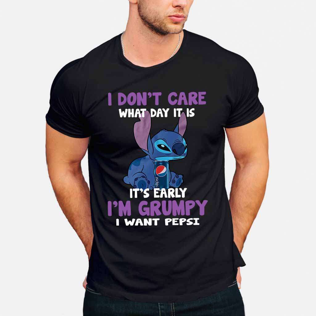 It's Early I'm Grumpy Blue Soft Drink T-shirt and Hoodie 0223