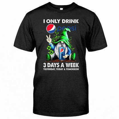 I Only Drink Blue Soft Drink T-shirt and Hoodie 0223