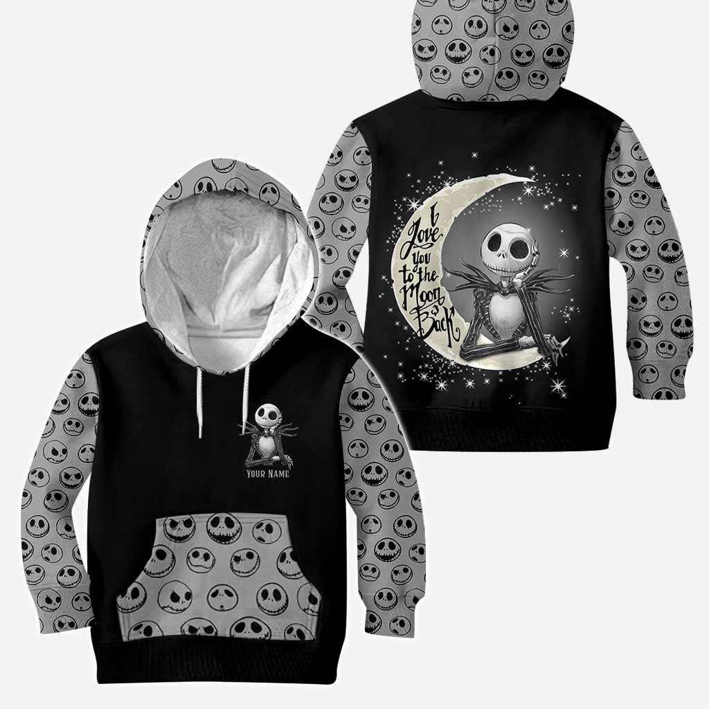 I Love You To The Moon And Back - Personalized Nightmare Hoodie And Leggings