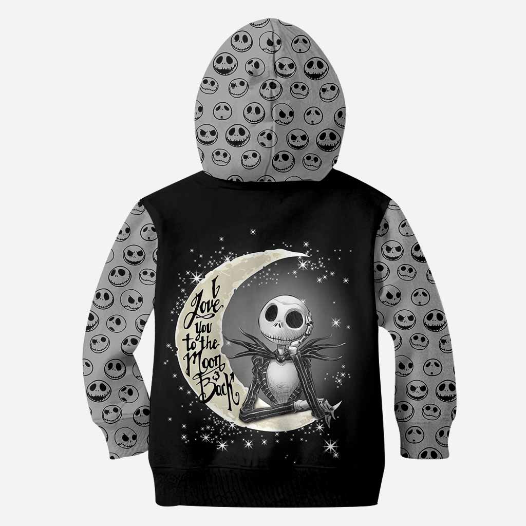 I Love You To The Moon And Back - Personalized Nightmare Hoodie And Leggings