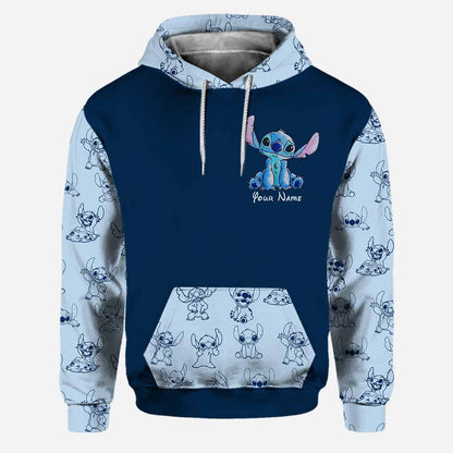 I Love You To The Moon And Back - Personalized Hoodie and Leggings