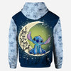 I Love You To The Moon And Back - Personalized Hoodie and Leggings