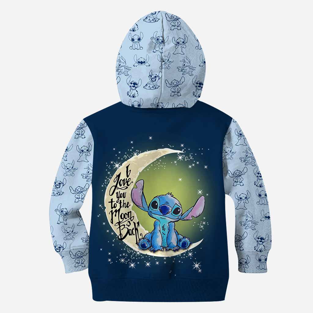 I Love You To The Moon And Back - Personalized Hoodie and Leggings