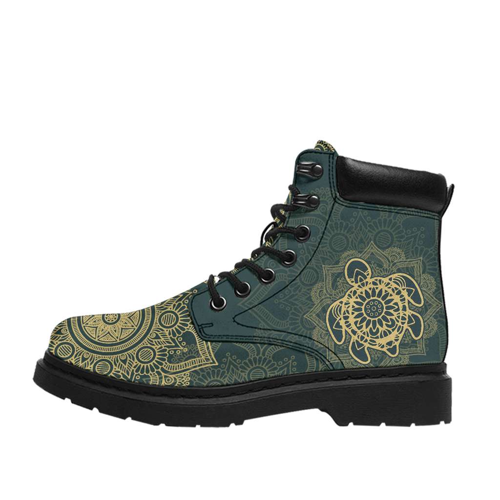 Sea Turtle Mandala Turtle All Season Boots 0622