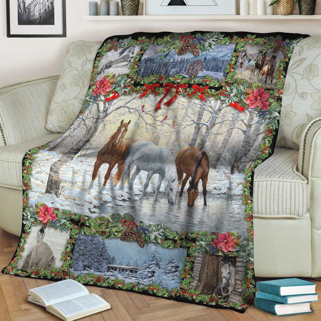 Horse Christmas Horse Blanket 0622