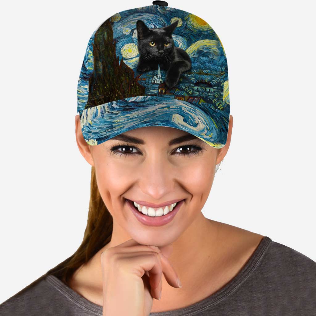 Night Chonk Black Cat Classic Cap 0622