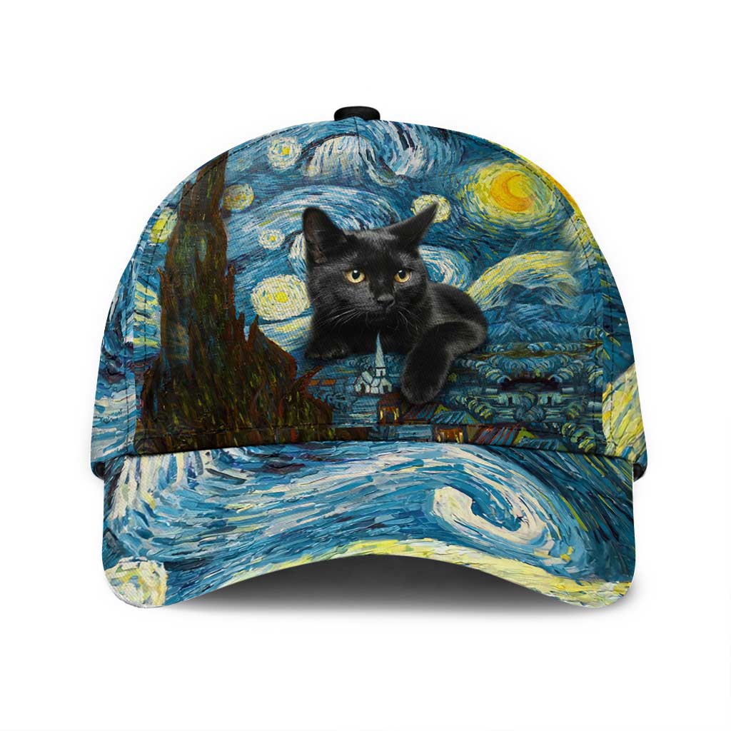 Night Chonk Black Cat Classic Cap 0622