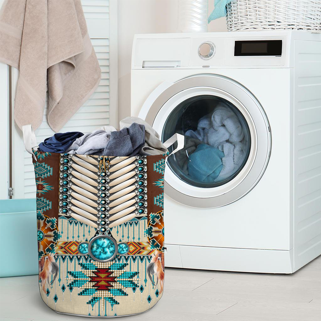 Native American American Indian Laundry Basket 0622