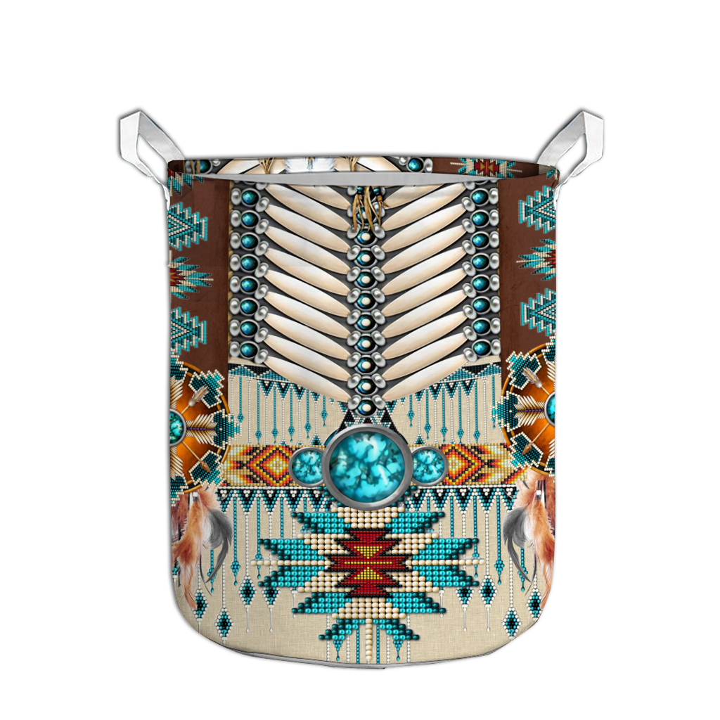 Native American American Indian Laundry Basket 0622
