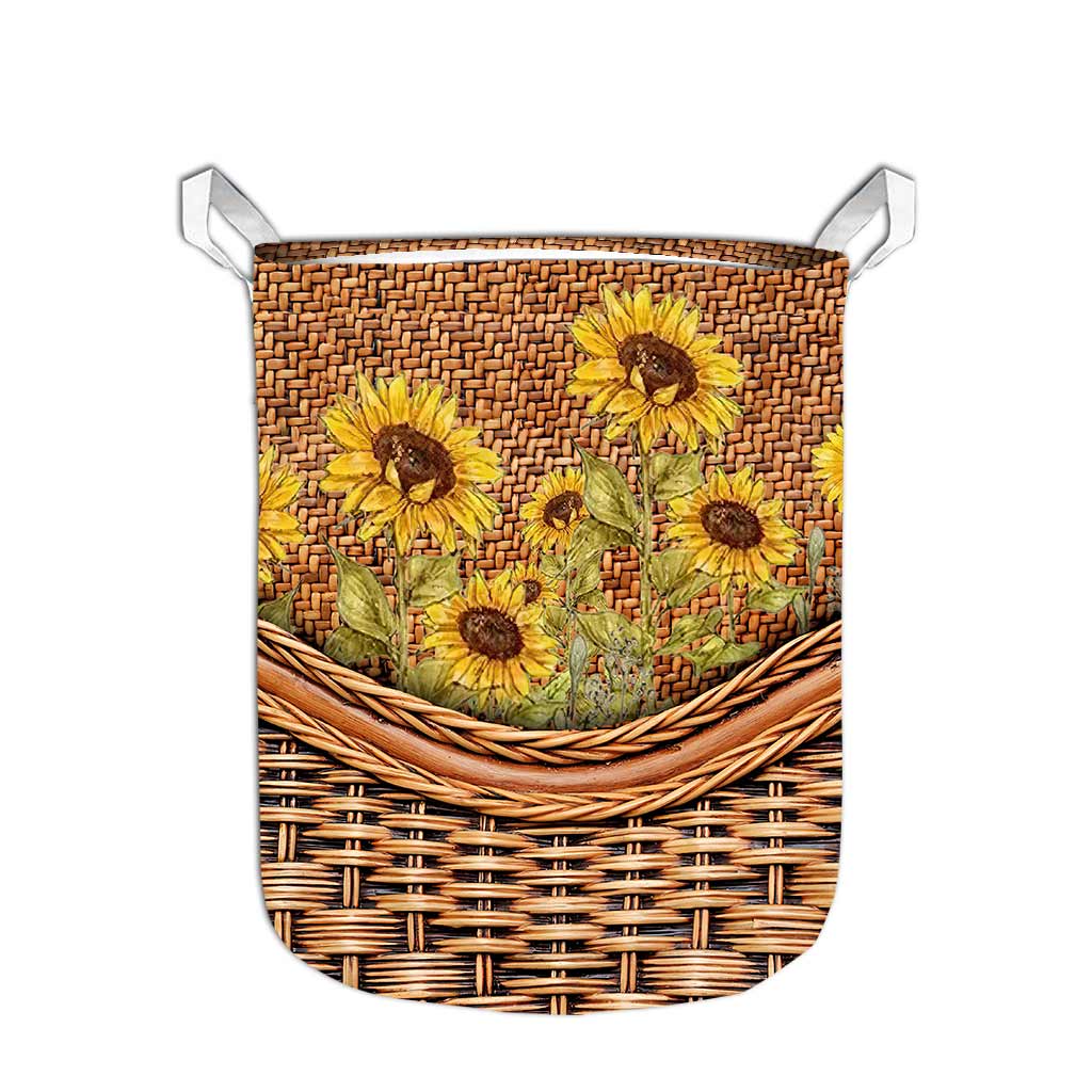 Sunflower Basket Sunflower Laundry Basket 0622