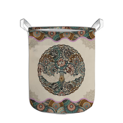 Yoga Mandala Yoga Laundry Basket 0622