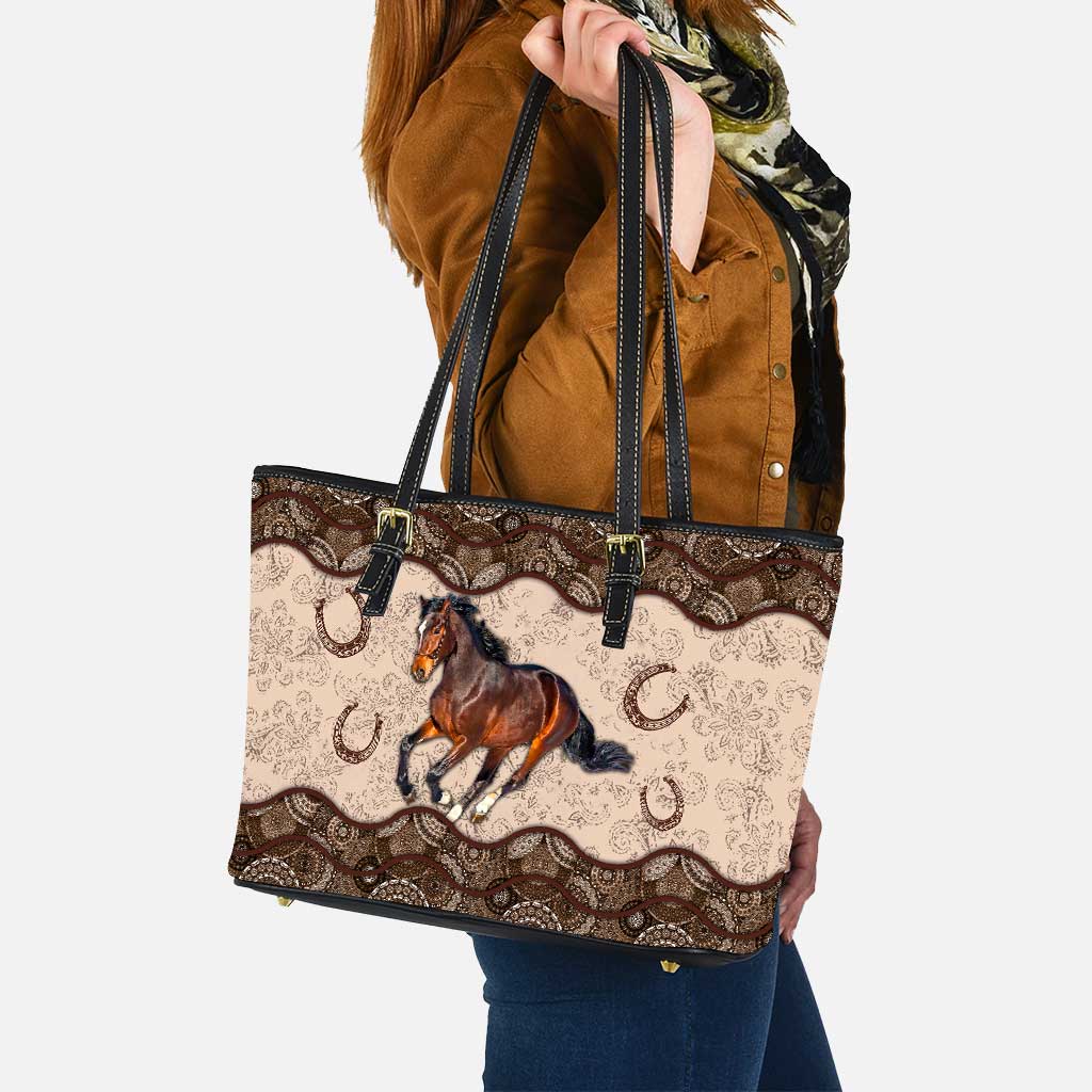 Love Horses Horse Leather Bag 0622