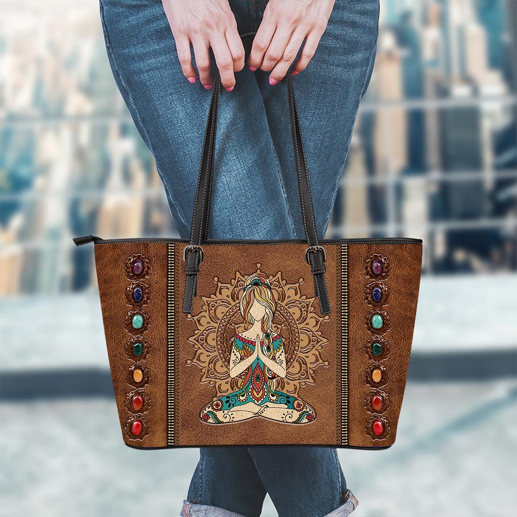 Namaste Yoga Leather Bag 0622