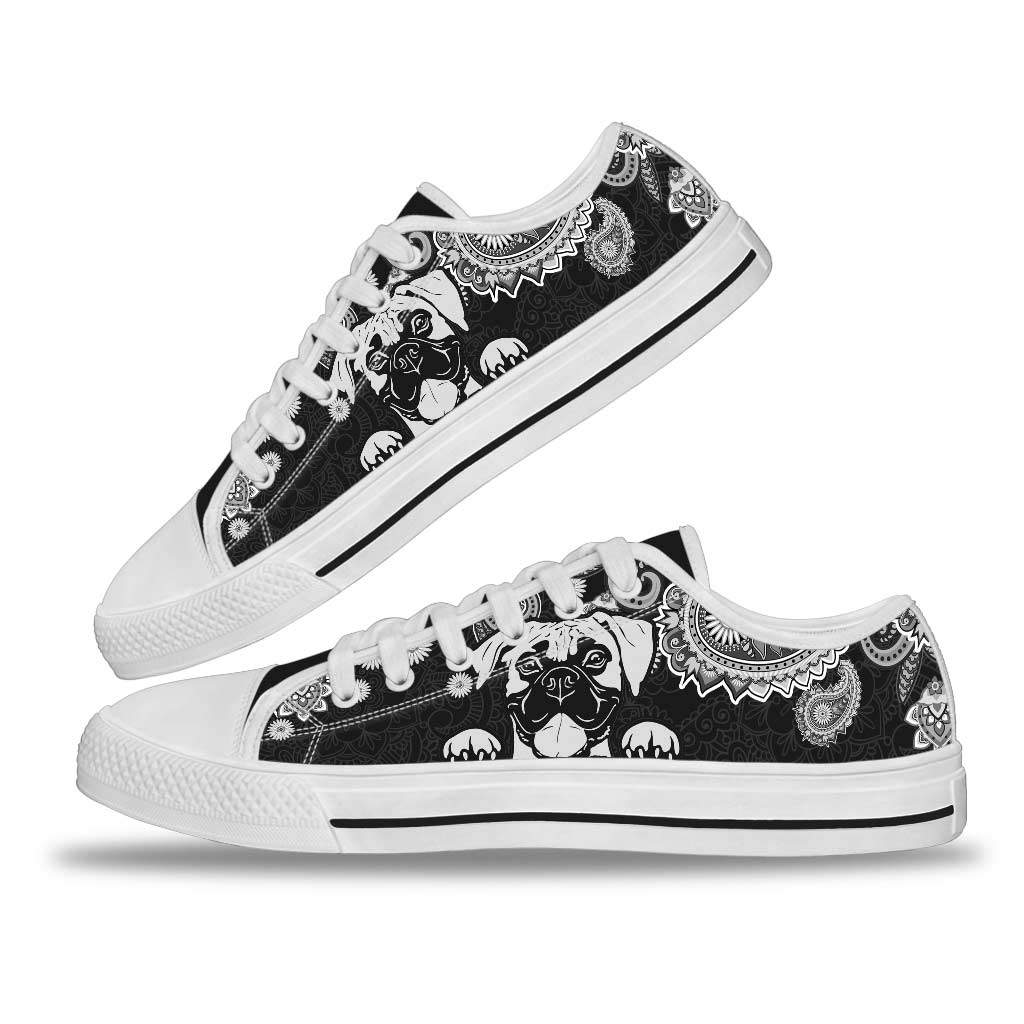 Love Cute Boxer Boxer Low Top Shoes 0622