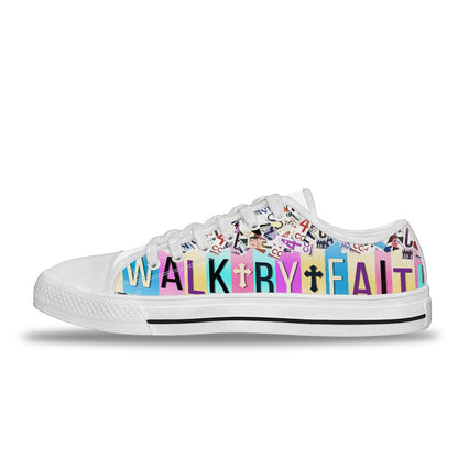 Walk By Faith Christian Low Top Shoes 0622