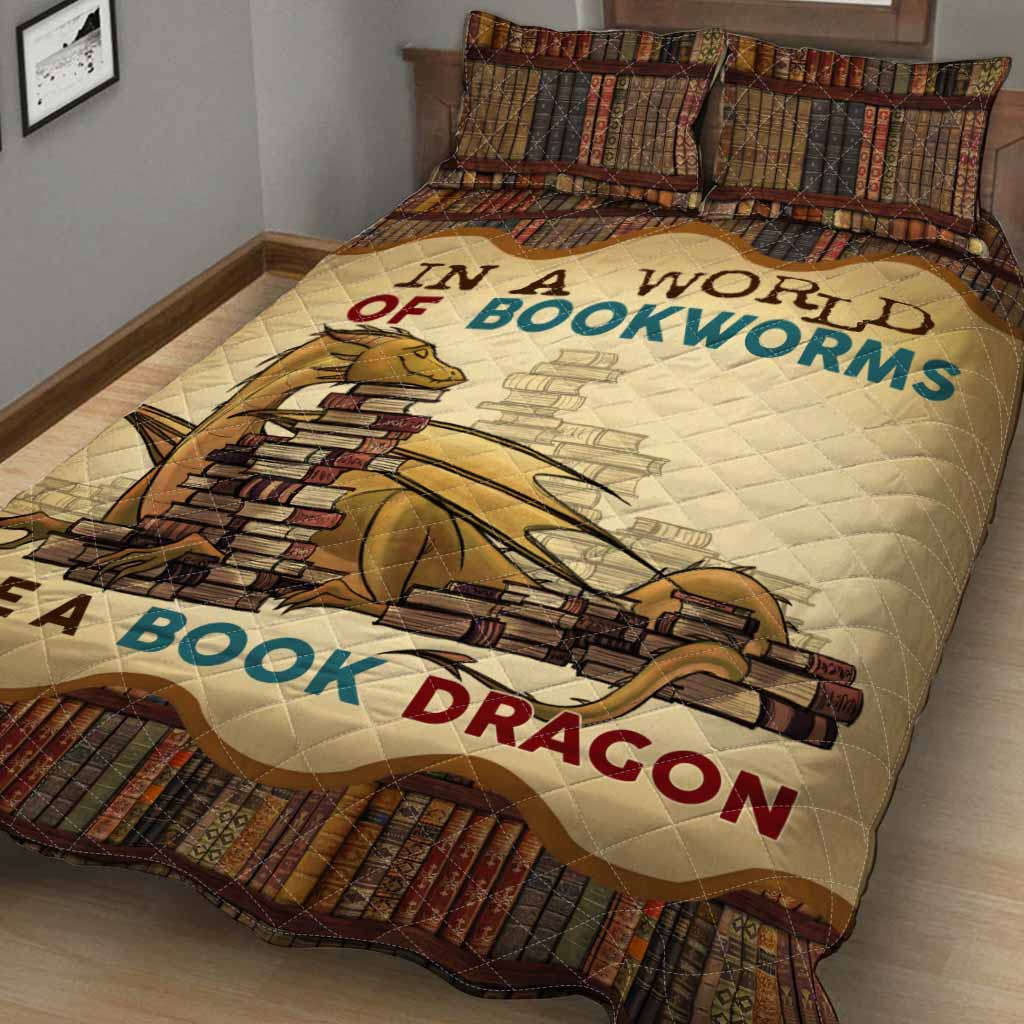 Book Dragon Dragon Quilt Set 0622