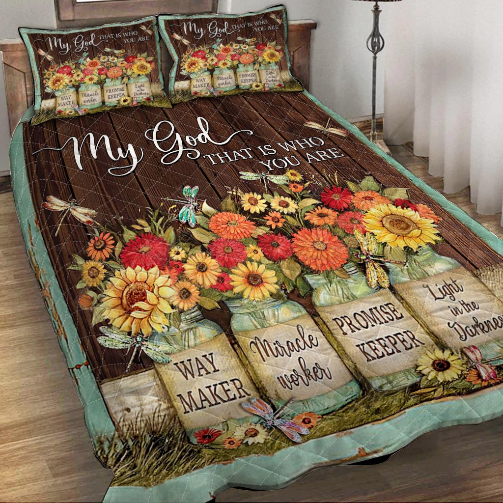 My God Christian Quilt Set 0622