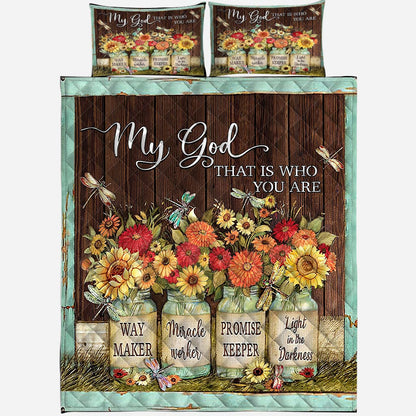 My God Christian Quilt Set 0622