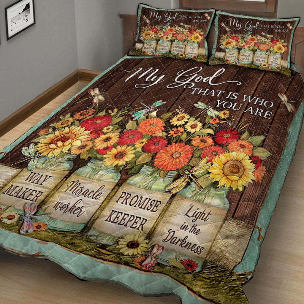 My God Christian Quilt Set 0622