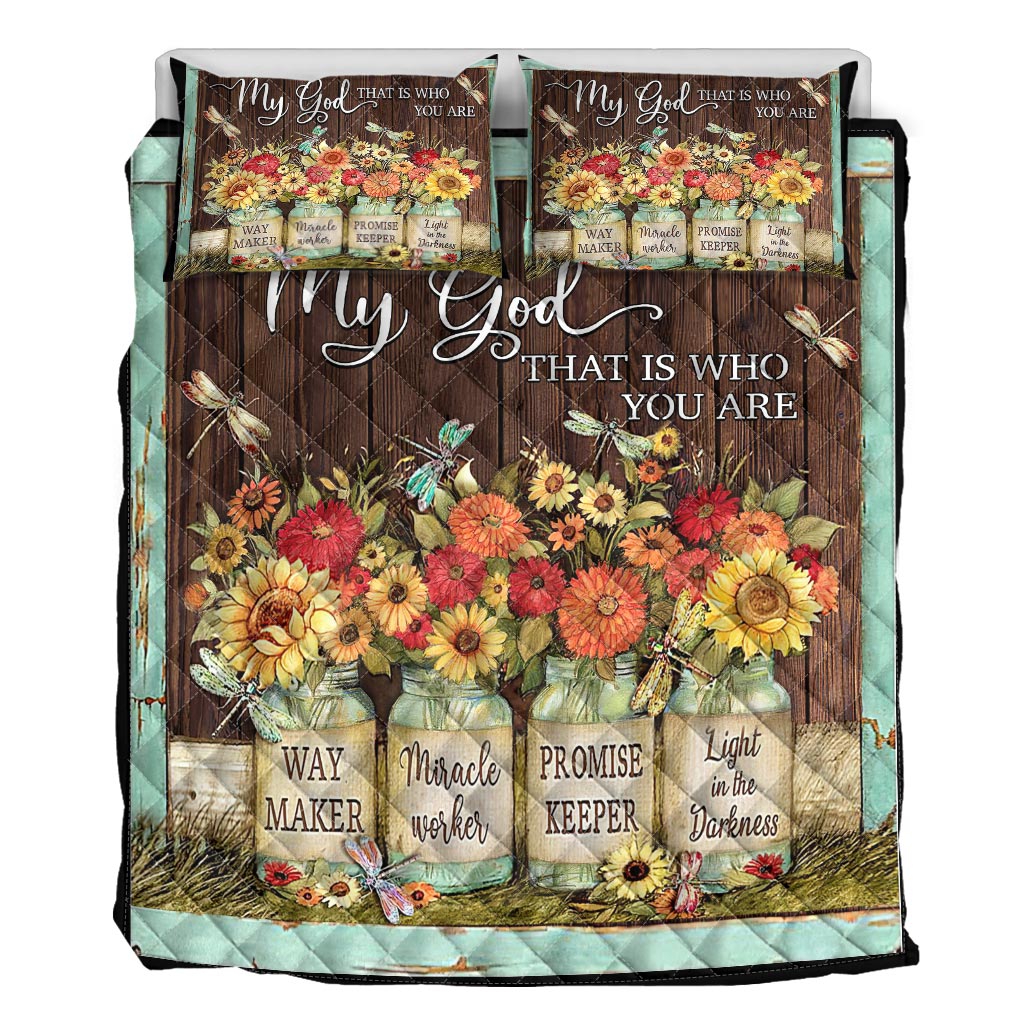 My God Christian Quilt Set 0622