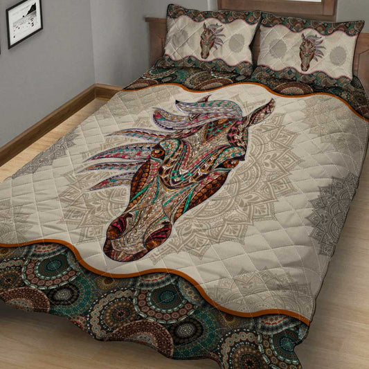 Love Horses Horse Quilt Set 0622