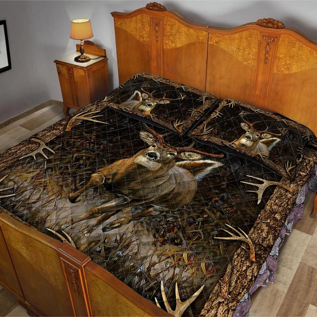 Deer Hunting Hunting Quilt Set 0622