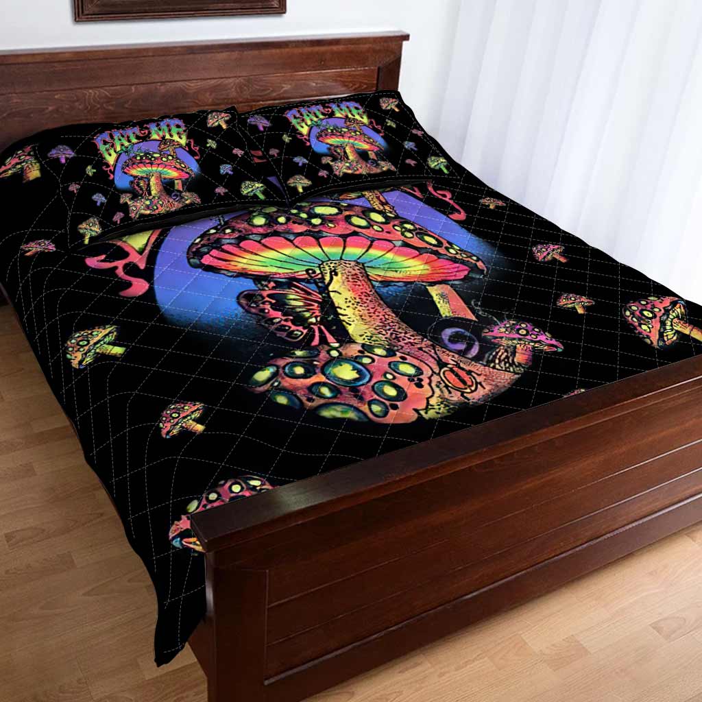 Eat Me Magic Mushroom  Quilt Set 0622