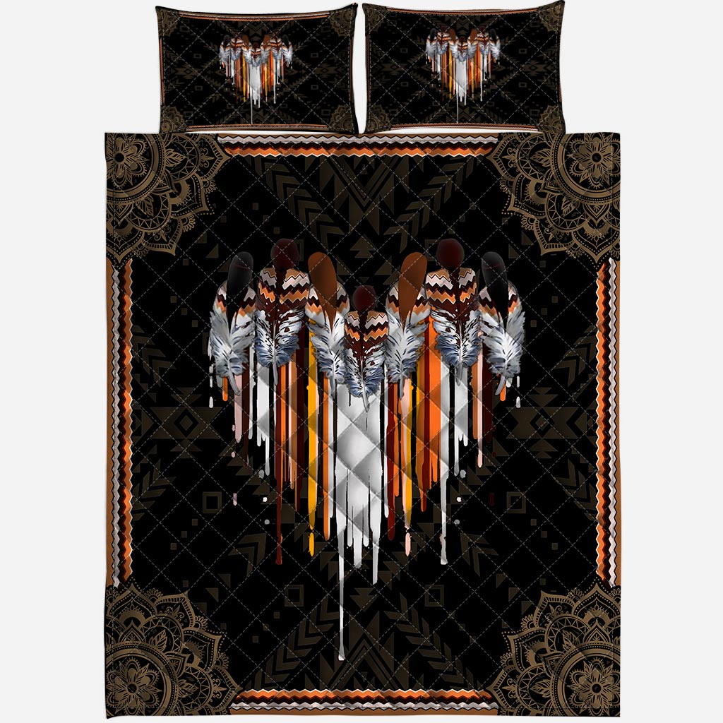 Native American American Indian Quilt Set 0622