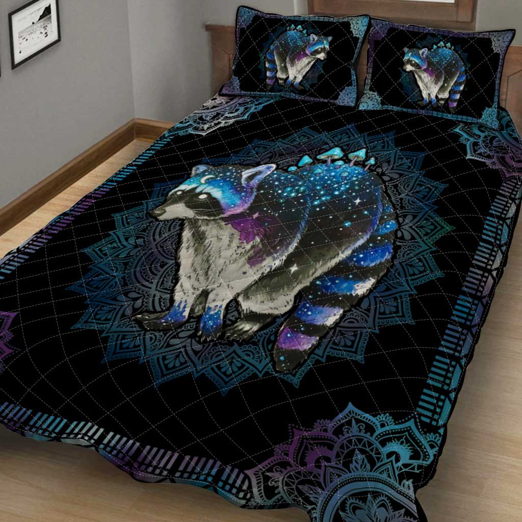 Racoon Goddess Raccoon Quilt Set 0622