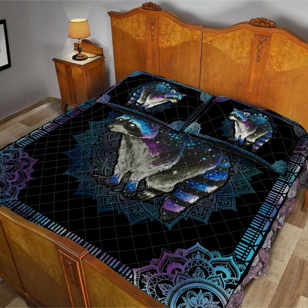 Racoon Goddess Raccoon Quilt Set 0622