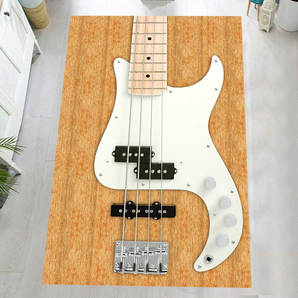 Bass Guitar Guitar Rug 0622