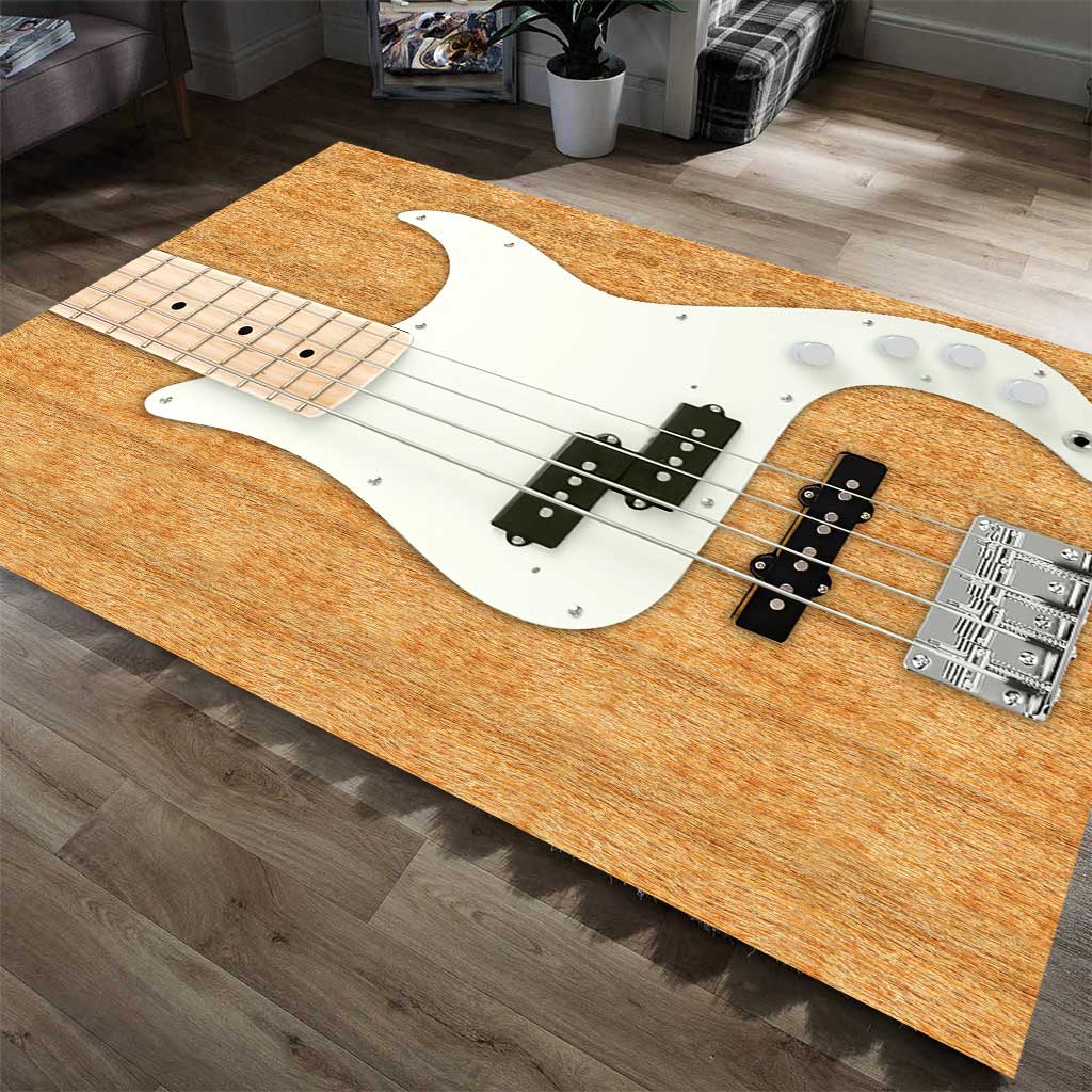 Bass Guitar Guitar Rug 0622