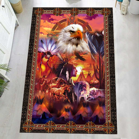 Native American American Indian Rug 0622