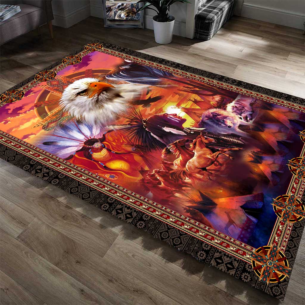 Native American American Indian Rug 0622