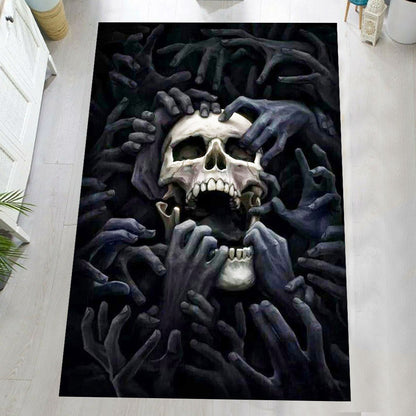 Skull Horror Skull Rug 0622