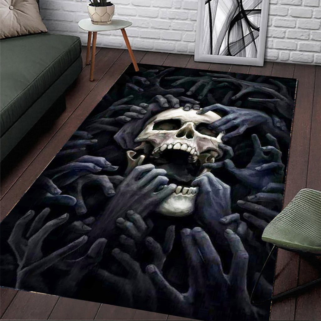 Skull Horror Skull Rug 0622