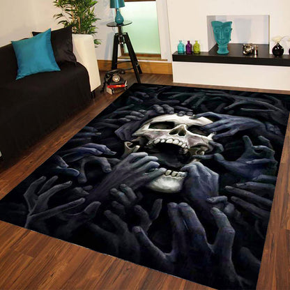 Skull Horror Skull Rug 0622