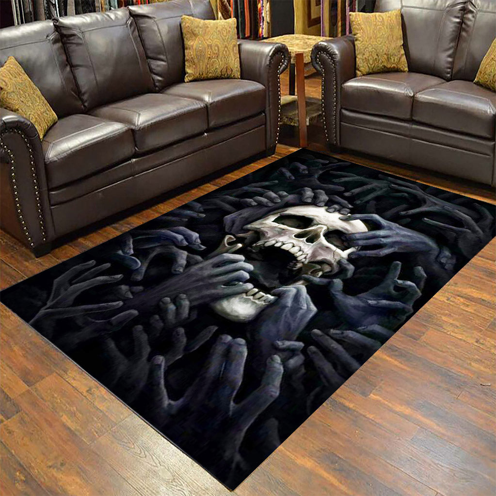 Skull Horror Skull Rug 0622