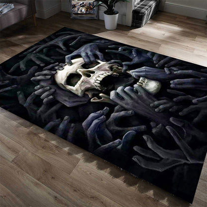 Skull Horror Skull Rug 0622